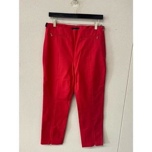 The Script High Waist Red Ankle Pants Size 12